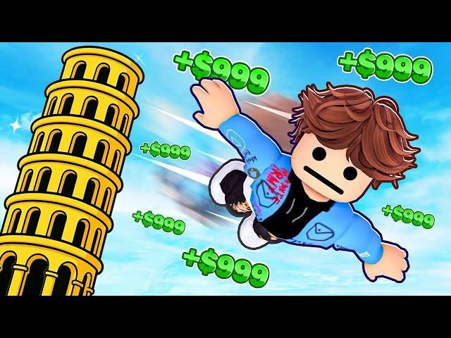 Making QUADRILLIONS in Roblox Climb and Jump Tower..