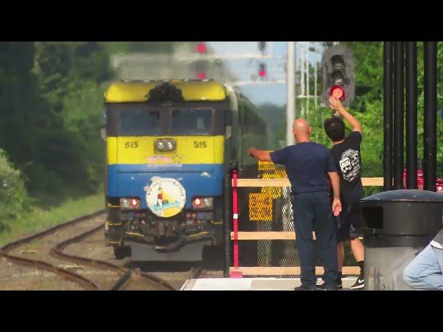 LIRR: Two Days of Cannonball Railfanning at Sayville and Mastic-Shirley (7/19 and 7/26/24)