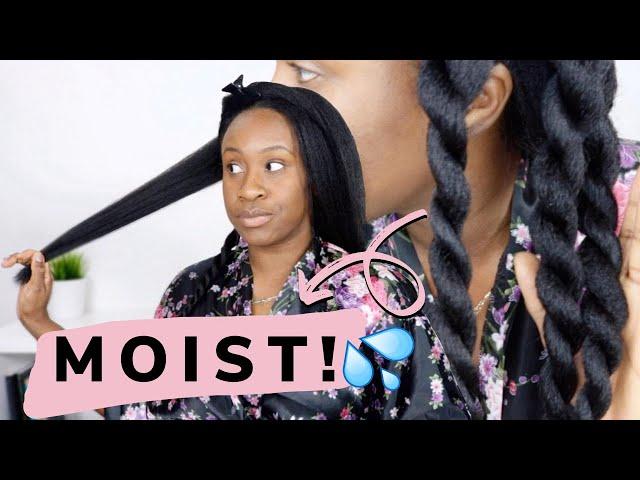 HOW I MOISTURIZE AND SEAL MY RELAXED HAIR - UPDATED | RELAXED