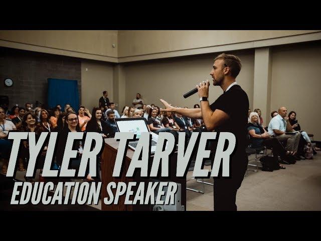 Education Keynote Speaker | YouTube Teacher | Tyler Tarver