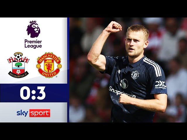 De Ligt & Co. wieder auf Siegkurs! | Southampton - Manchester United | Highlights - Premier League