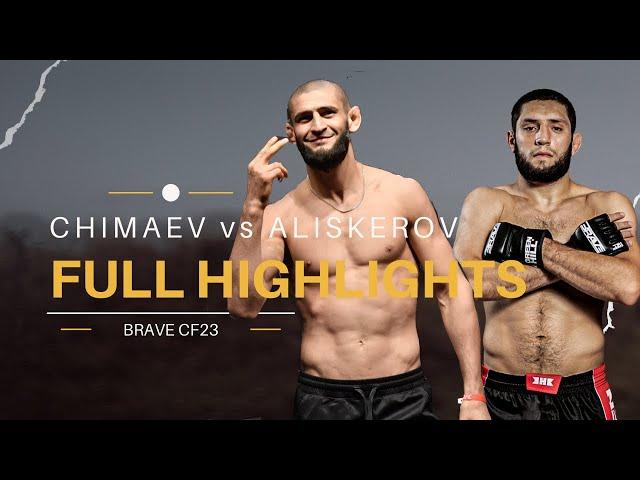 KHAMZAT CHIMAEV VS IKRAM ALISKEROV | FULL FIGHT HIGHLIGHT | BRAVE FC23