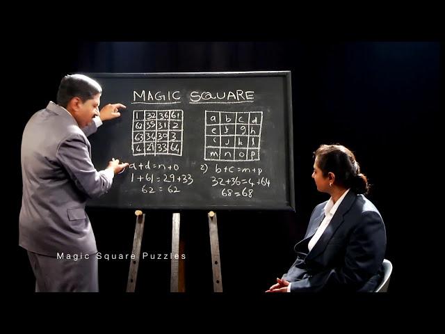 Magic Square Formulas | Magic Square and Srinivasa Ramanujan | Birthday magic square | Magic Square