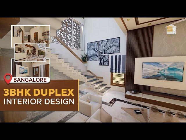 Interior Design For A 3 BHK Duplex Residential House In Bangalore | Virtual Home Tour