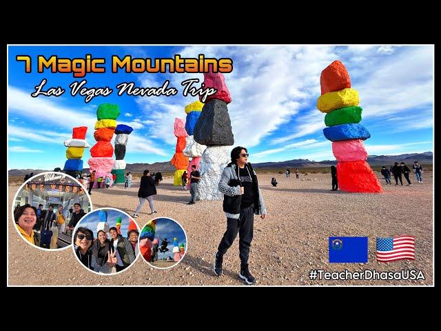 Las Vegas: Seven Magic Mountains | Teacher Dha |