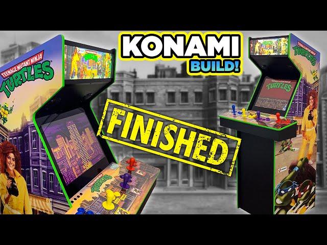 I built a TMNT arcade cabinet! | Inspired by the Arcade1Up Pro Series