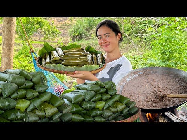 The Making of 100pcs Authentic Sweet Potato Recipe “Nilidgid-Suman na Kamote” Province Life PH 