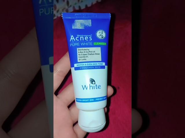 mentholatum® Acne pure white cleanser 