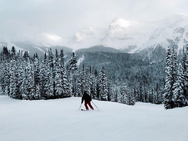 BANFF CANADA SKIING SNOWBOARDING AND DRONE SHOTS