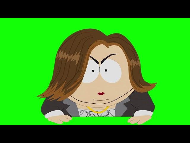 Eric Cartman as Kathleen Kennedy "put a chick in it and make her gay" South Park green screen