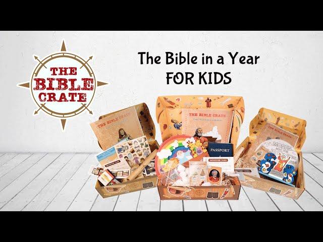 The Bible Crate - The "Bible in a Year" Crafts & Activities Box for Kids