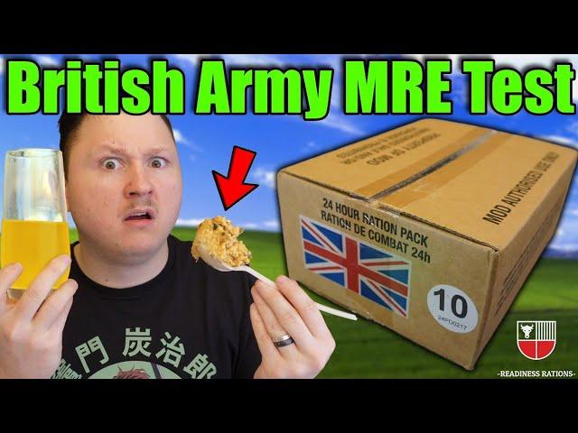 British Military Combat Ration  24-HOUR MRE (ORP) Operational Ration Pack Meal Ready To Eat Review