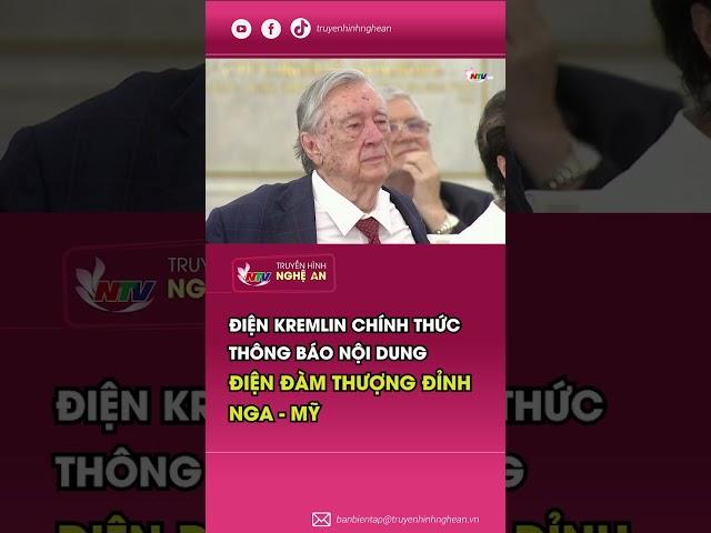 Điện Kremlin chính thức thông báo nội dung điện đàm thượng đỉnh Nga - Mỹ