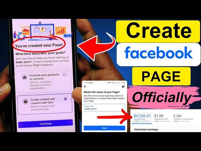 How to Create Facebook Page Officially in 2025 | New Update