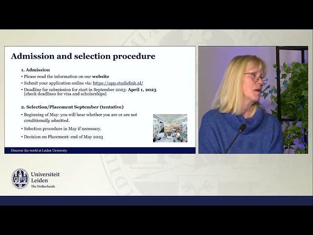 Master's Biomedical Sciences | Leiden University | Presentation Online Master's Open Day