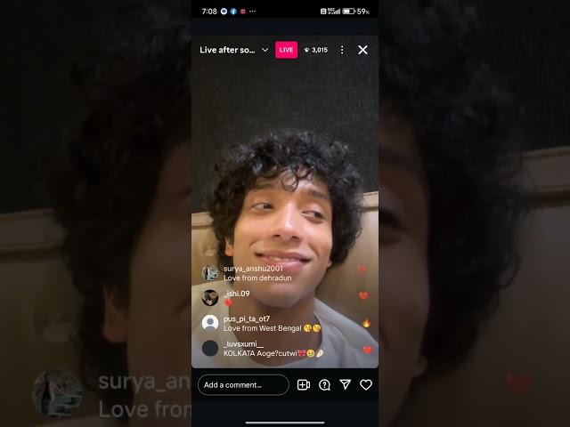 Yogesh rawat live instagram