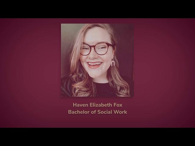 FSU College of Social Work Fall 2020 Virtual Commencement