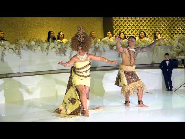 Beautiful Samoa Wedding Siva Dance by Newlyweds Mr & Mrs Brian and Sala Moesha To'o