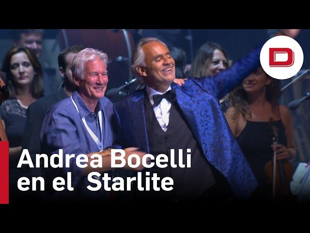 Richard Gere, a los pies de Andrea Bocelli en la Gala Starlite