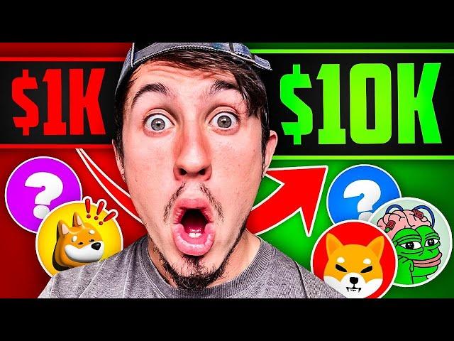 BEST 5 MEME COINS To Buy Now?! (Flip $1k to $10k?!?!) Top Meme Coins!