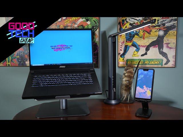 Unboxing Lamicall Foldable Phone Stand & Laptop Stand : Good Tech Cheap