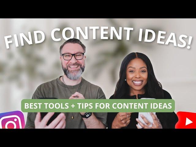 How to Find Content Ideas for Social Media in 2024 (NEVER RUN OUT OF IDEAS!)