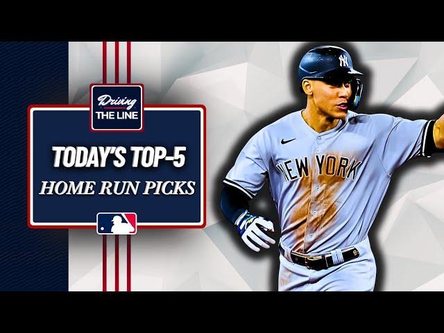 Sunday's Top-5 MLB Home Run Picks! | Driving The Line