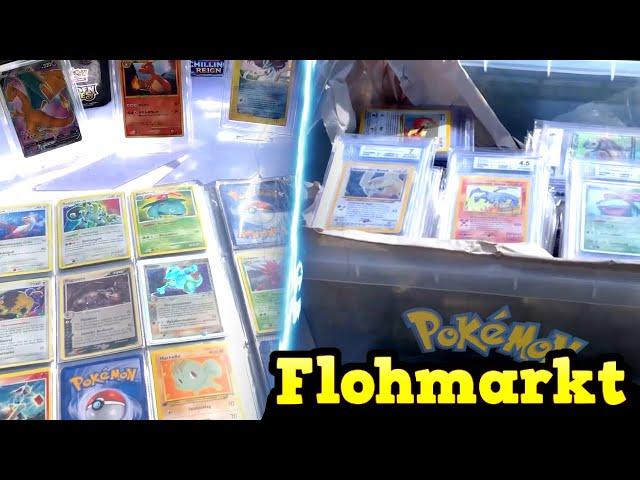 FLOHMARKT Pokemon Karten KAUFEN und VERKAUFEN! (Eigener Stand)