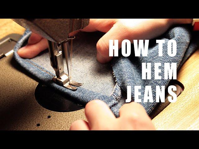 How to Hem Jeans and Other Pants