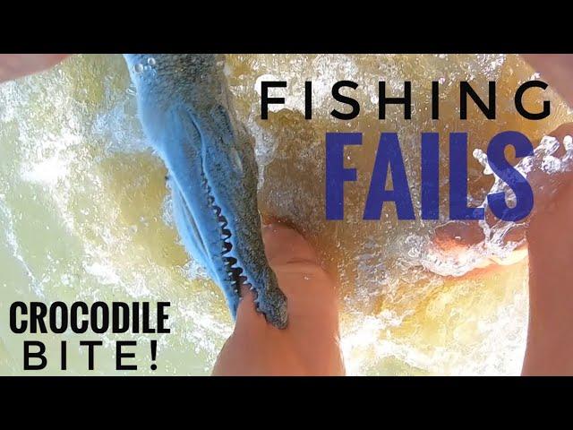 Bitten By a Nile Crocodile! (Fishing Fails and other Funny Moments Volume 1)