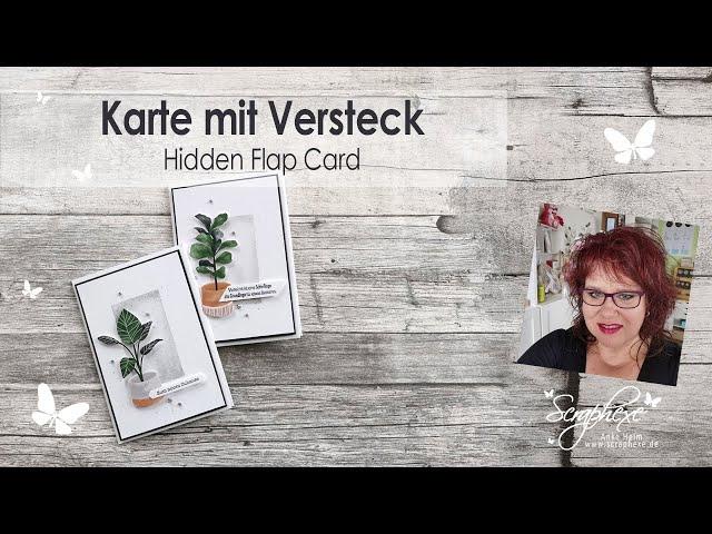 Karte mit Versteck | Hidden Flap Card mit Stampin‘ Up!-Produkten gestaltet