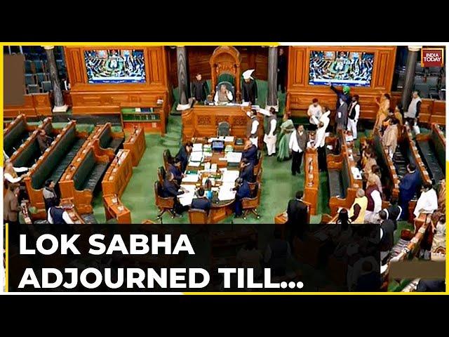 Parliament Monsoon Session : Lok Sabha Adjourned Till 11AM  Tomorrow