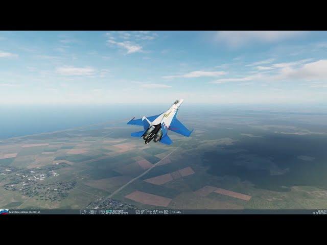 Kvochur's Bell Maneuver? | DCS | SU27 FLANKER |