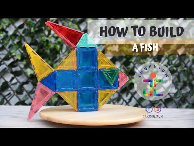 HOW TO BUILD A FISH - MAGBLOX MAGNETIC TILES