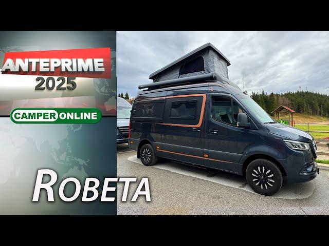 Robeta: anteprime e novità camper van 2025