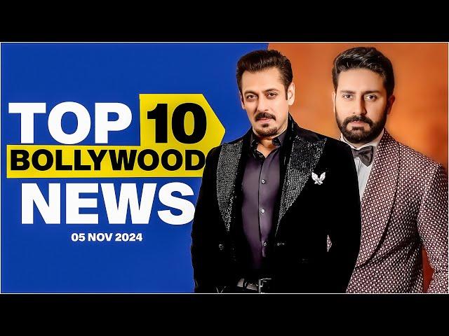 Top 10 Bollywood News | 5th November 2024 | Salman Khan |Abhishek Bachchan #bollywood #bollywoodnews