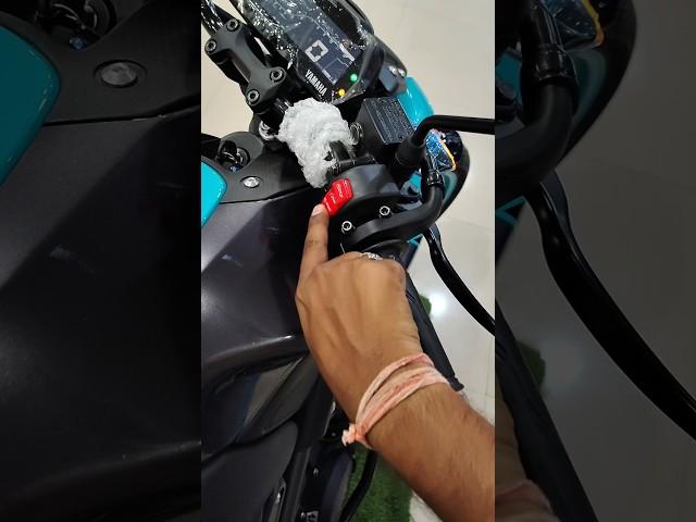 Let's check it out Exhaust sound  New 2024 Yamaha Mt15 in cyan blue colour #bike #trending #mt15