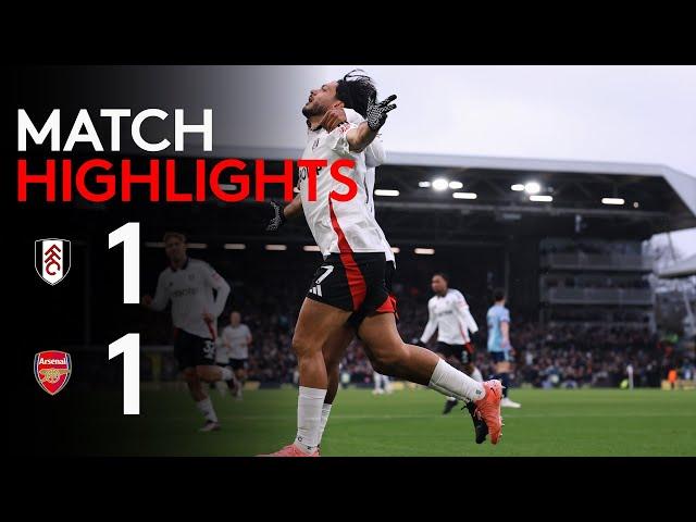 HIGHLIGHTS | Fulham 1-1 Arsenal | Raúl Beauty Earns Fulham Point Vs Arsenal 