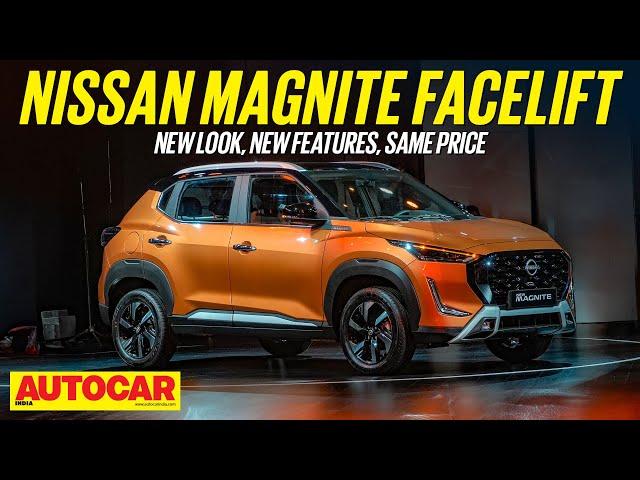 Nissan Magnite facelift launched - Price, design, features | Walkaround | Autocar India