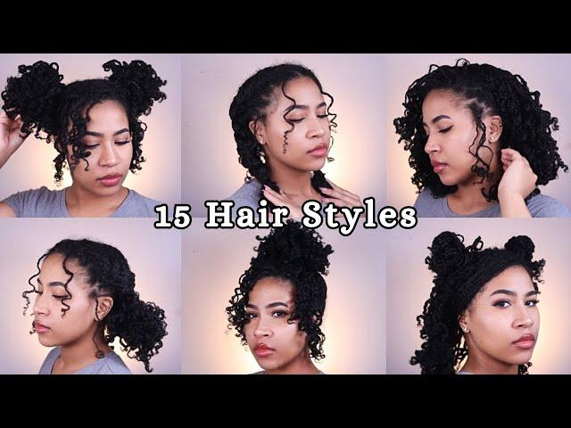 15 MINI TWISTS HAIRSTYLES | Easy Cute NATURAL HAIRSTYLES