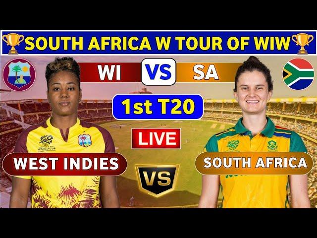 South Africa Women vs West Indies Women, 1st T20 | SAW vs WIW 1st T20 Live Score & Commentary