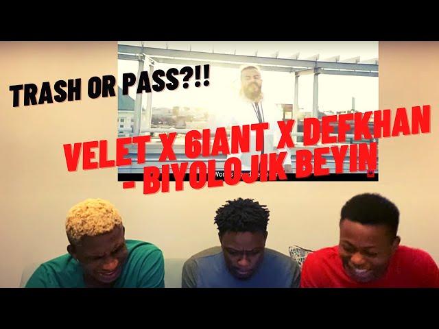 NIGERIANS REACTING TO Velet x 6iant x Defkhan - Biyolojik Beyin (Türkçe altyazı)