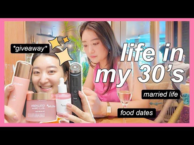 LIFE IN MY 30S: Medicube GIVEAWAY, Korean Skincare for Healthy Skin, Date Nights | Crystall Cho