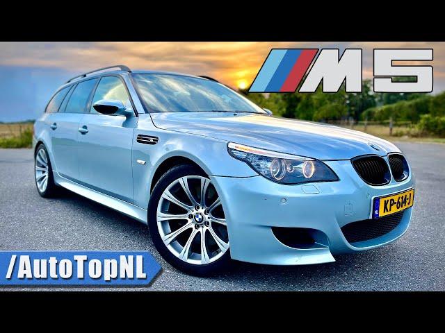 BMW M5 E61 V10 Touring *337km/h* REVIEW on AUTOBAHN by AutoTopNL