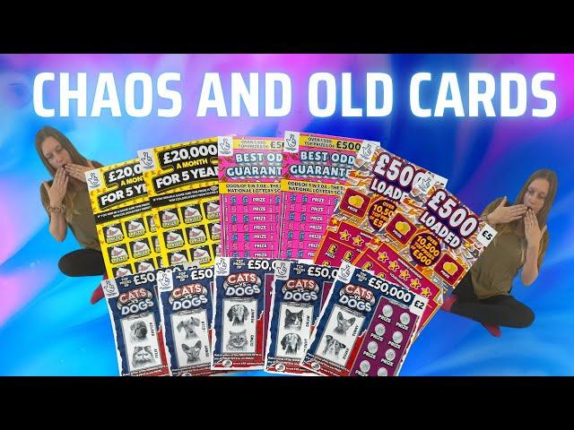 Old scratch cards new luck? And some newer scratch cards! Which will be luckier! 