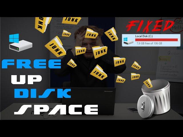 How to Clean C Drive In Windows 10 | Free up storage in Windows | M techx LK