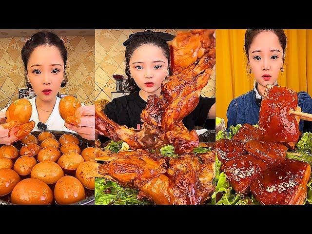 ASMR MUKBANG spicy Pork Bellly Soothing Sounds While Enjoying Delicious 먹방 모음이 팅쇼 리얼 사운드 #429