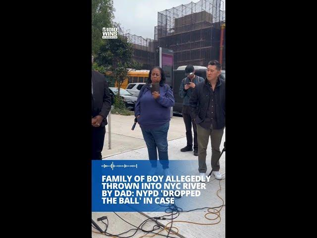 Family of boy allegedly thrown into Bronx River by dad: NYPD 'dropped the ball' in case