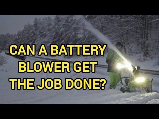 How long do the batteries last? How does it perform? Greenworks 80v 2 stage snowblower test & review