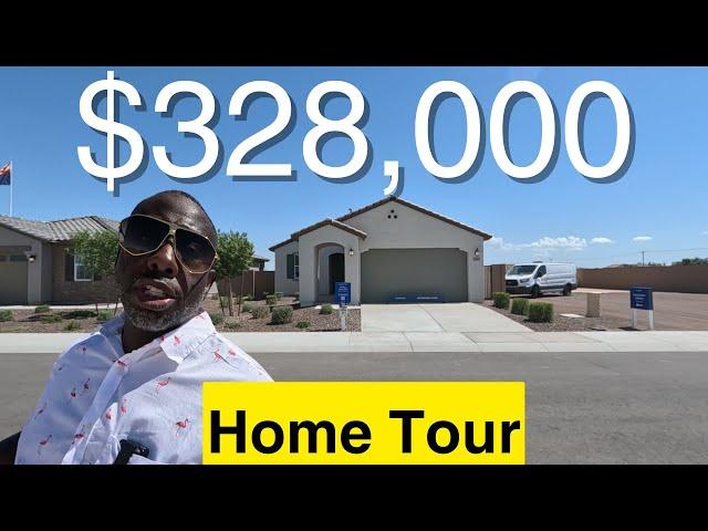 Home Tour of $328,000 New Home In Maricopa Arizona